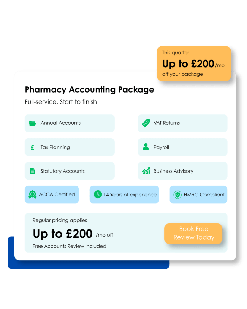 Pharmacy Accounting in UK